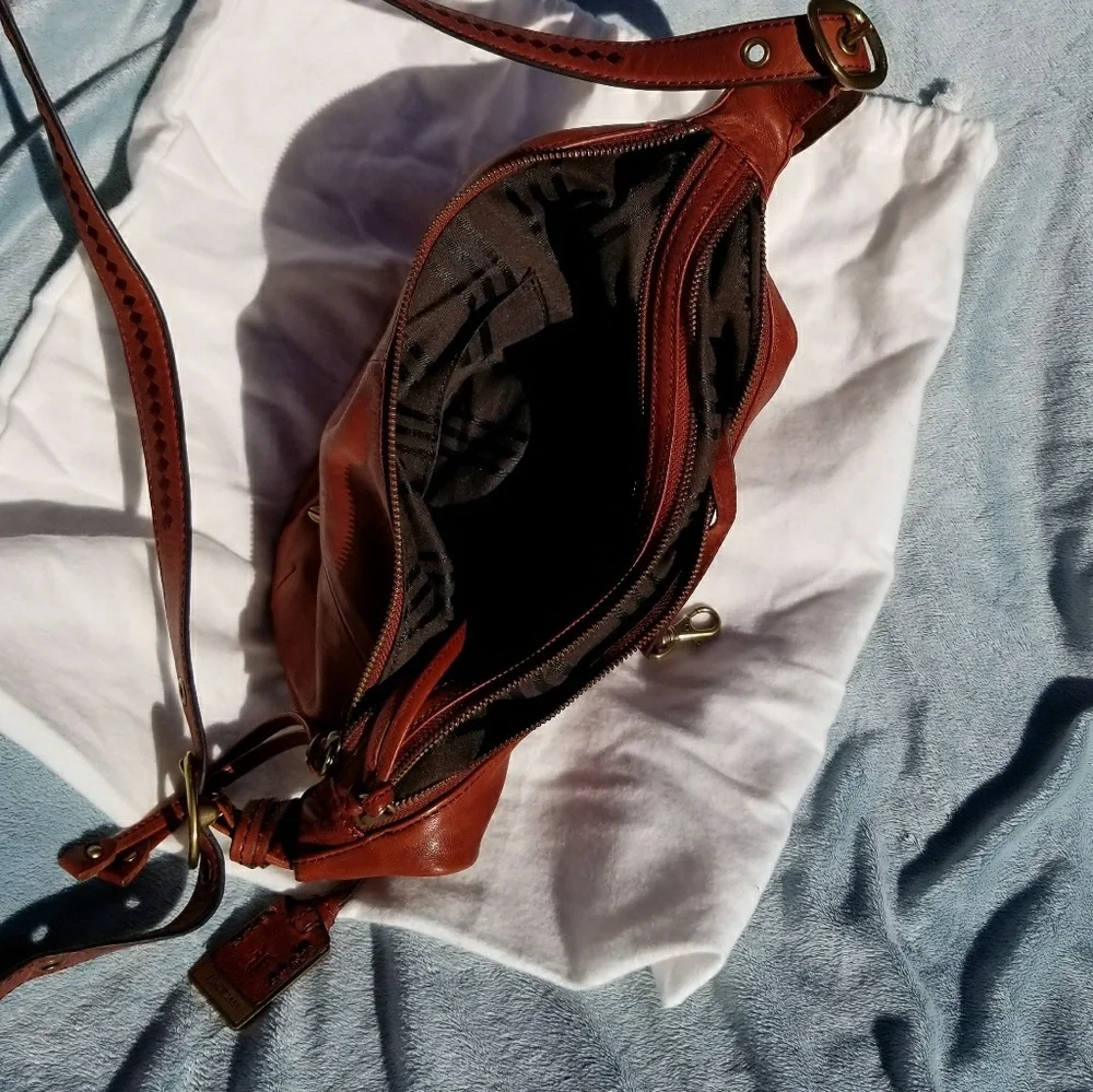 Frye Belle Bohemian Crossbody Bag Whiskey - Picture 3 of 9